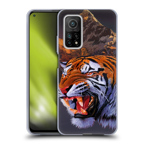 Graeme Stevenson Wildlife Tiger Soft Gel Case for Xiaomi Mi 10T 5G