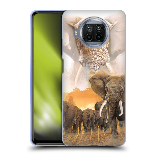 Graeme Stevenson Wildlife Elephants Soft Gel Case for Xiaomi Mi 10T Lite 5G