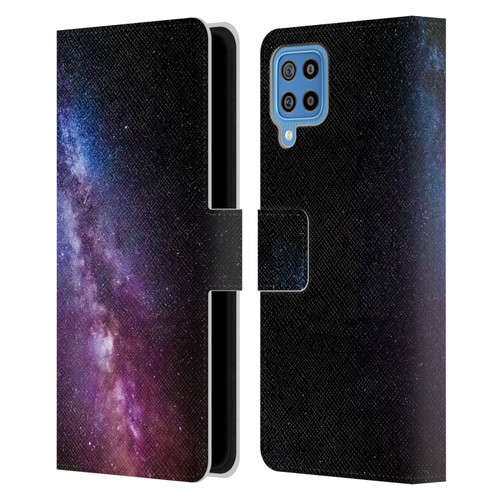Patrik Lovrin Night Sky Milky Way Bright Colors Leather Book Wallet Case Cover For Samsung Galaxy F22 (2021)