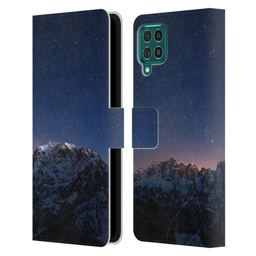 Patrik Lovrin Night Sky Stars Above Mountains Leather Book Wallet Case Cover For Samsung Galaxy F62 (2021)