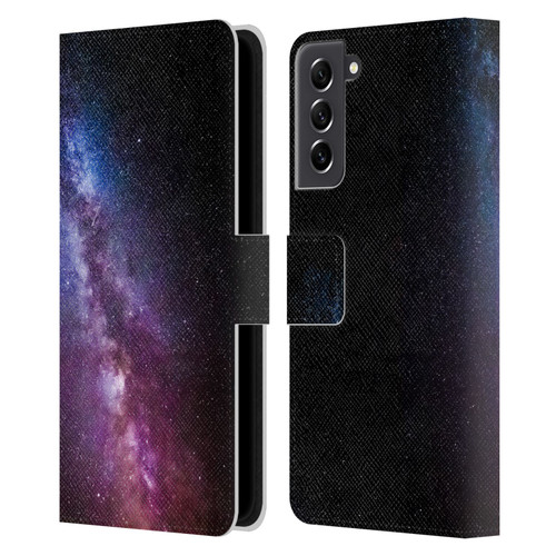 Patrik Lovrin Night Sky Milky Way Bright Colors Leather Book Wallet Case Cover For Samsung Galaxy S21 FE 5G