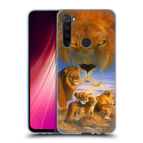 Graeme Stevenson Wildlife Lions Soft Gel Case for Xiaomi Redmi Note 8T