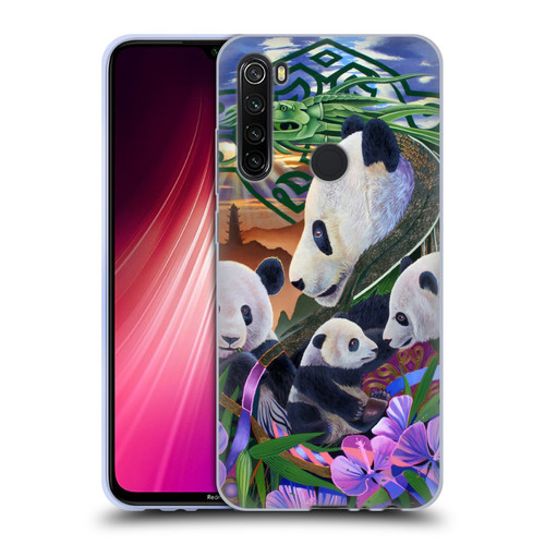 Graeme Stevenson Wildlife Pandas Soft Gel Case for Xiaomi Redmi Note 8T
