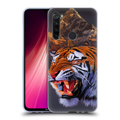Graeme Stevenson Wildlife Tiger Soft Gel Case for Xiaomi Redmi Note 8T