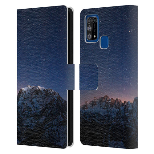 Patrik Lovrin Night Sky Stars Above Mountains Leather Book Wallet Case Cover For Samsung Galaxy M31 (2020)