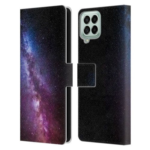 Patrik Lovrin Night Sky Milky Way Bright Colors Leather Book Wallet Case Cover For Samsung Galaxy M33 (2022)