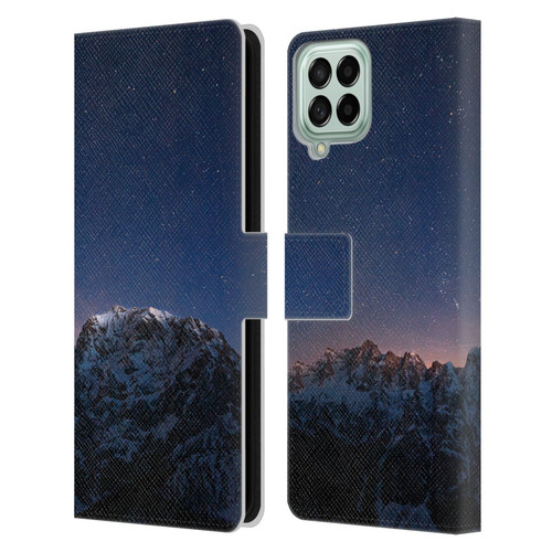 Patrik Lovrin Night Sky Stars Above Mountains Leather Book Wallet Case Cover For Samsung Galaxy M33 (2022)