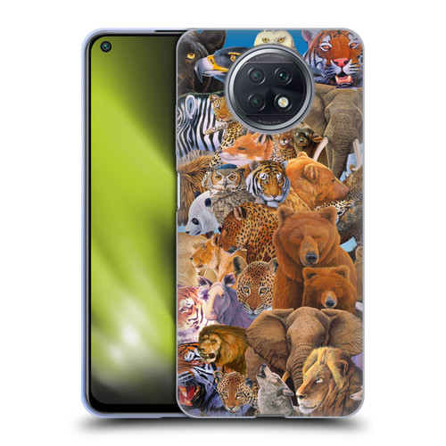 Graeme Stevenson Wildlife Animals Soft Gel Case for Xiaomi Redmi Note 9T 5G