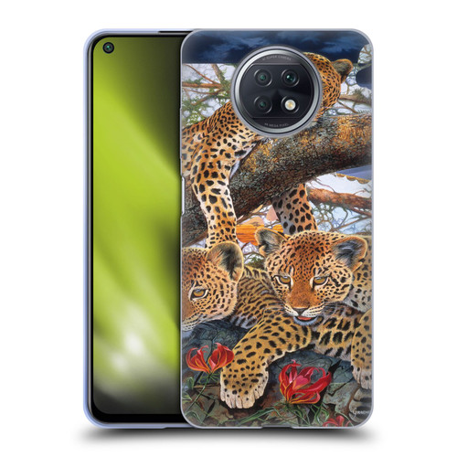 Graeme Stevenson Wildlife Leopard Soft Gel Case for Xiaomi Redmi Note 9T 5G