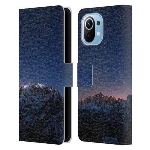 Patrik Lovrin Night Sky Stars Above Mountains Leather Book Wallet Case Cover For Xiaomi Mi 11