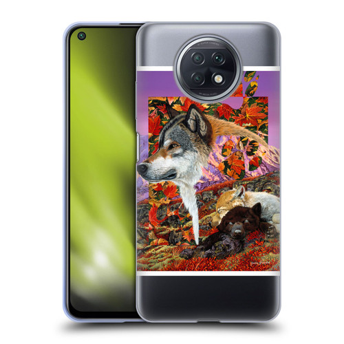 Graeme Stevenson Wildlife Wolves 4 Soft Gel Case for Xiaomi Redmi Note 9T 5G