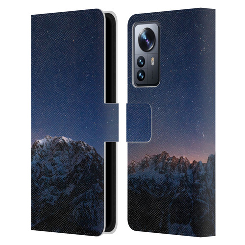 Patrik Lovrin Night Sky Stars Above Mountains Leather Book Wallet Case Cover For Xiaomi 12 Pro