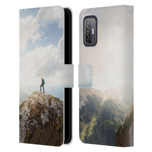 Patrik Lovrin Wanderlust Mountain Wanderer Leather Book Wallet Case Cover For HTC Desire 21 Pro 5G