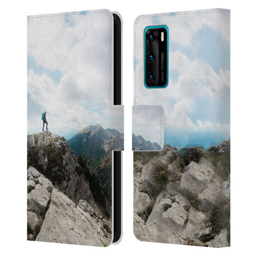 Patrik Lovrin Wanderlust Looking Over New Adventures Leather Book Wallet Case Cover For Huawei P40 5G
