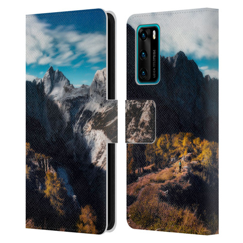 Patrik Lovrin Wanderlust In Awe Of The Mountains Leather Book Wallet Case Cover For Huawei P40 5G