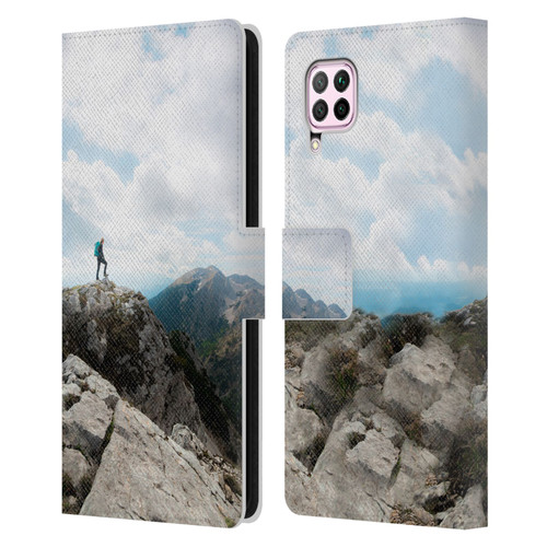 Patrik Lovrin Wanderlust Looking Over New Adventures Leather Book Wallet Case Cover For Huawei Nova 6 SE / P40 Lite