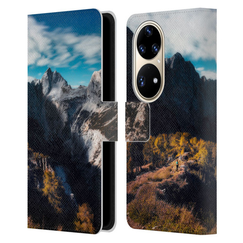 Patrik Lovrin Wanderlust In Awe Of The Mountains Leather Book Wallet Case Cover For Huawei P50 Pro