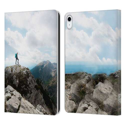Patrik Lovrin Wanderlust Looking Over New Adventures Leather Book Wallet Case Cover For Apple iPad 10.9 2022/2025