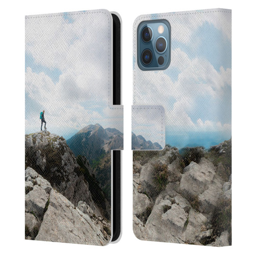 Patrik Lovrin Wanderlust Looking Over New Adventures Leather Book Wallet Case Cover For Apple iPhone 12 / iPhone 12 Pro