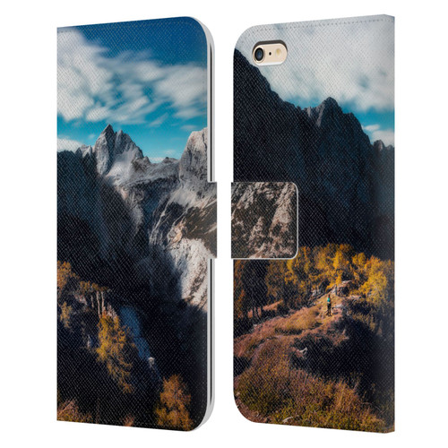 Patrik Lovrin Wanderlust In Awe Of The Mountains Leather Book Wallet Case Cover For Apple iPhone 6 Plus / iPhone 6s Plus