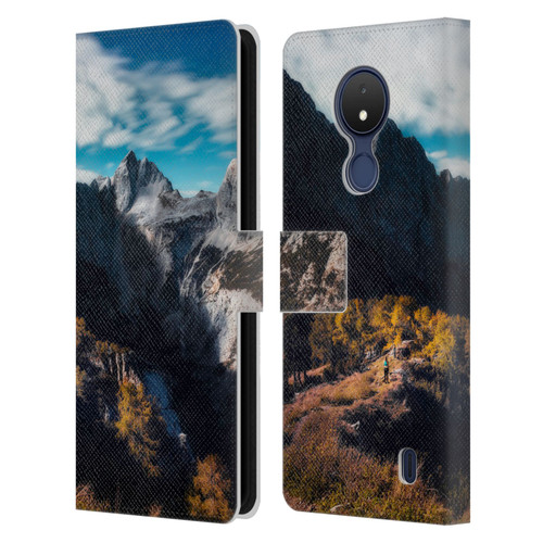 Patrik Lovrin Wanderlust In Awe Of The Mountains Leather Book Wallet Case Cover For Nokia C21