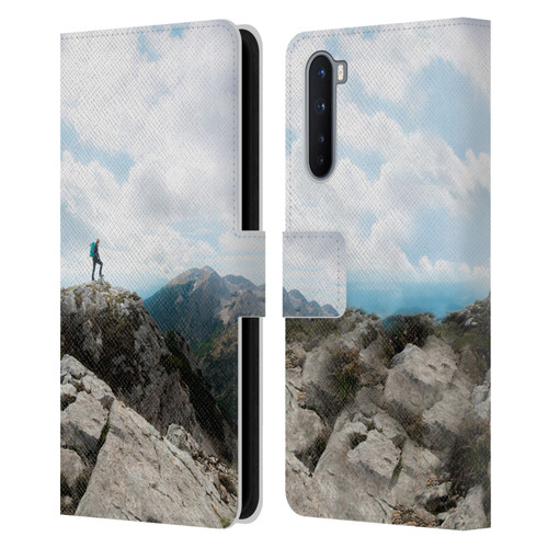 Patrik Lovrin Wanderlust Looking Over New Adventures Leather Book Wallet Case Cover For OnePlus Nord 5G