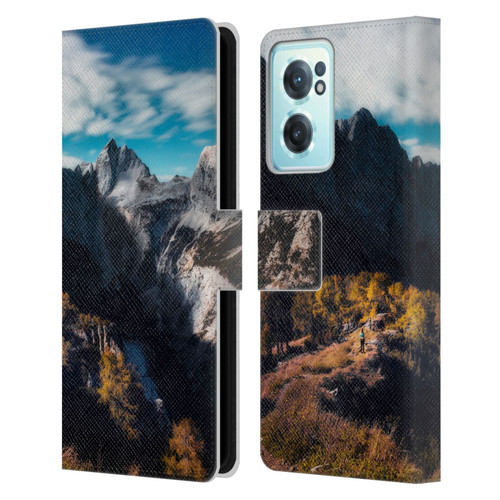 Patrik Lovrin Wanderlust In Awe Of The Mountains Leather Book Wallet Case Cover For OnePlus Nord CE 2 5G