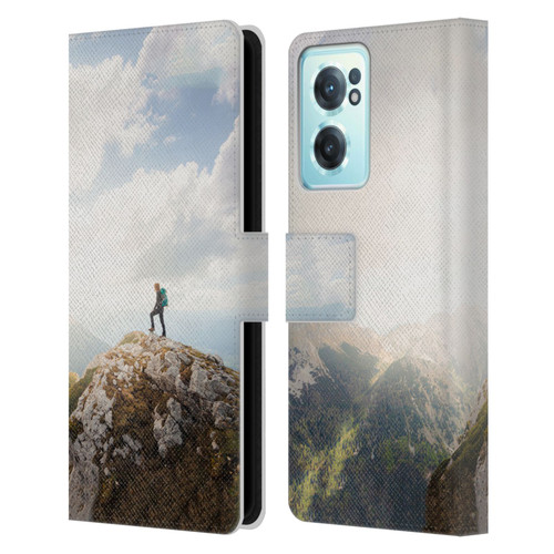 Patrik Lovrin Wanderlust Mountain Wanderer Leather Book Wallet Case Cover For OnePlus Nord CE 2 5G