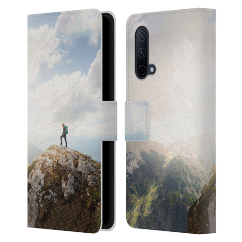 Patrik Lovrin Wanderlust Mountain Wanderer Leather Book Wallet Case Cover For OnePlus Nord CE 5G