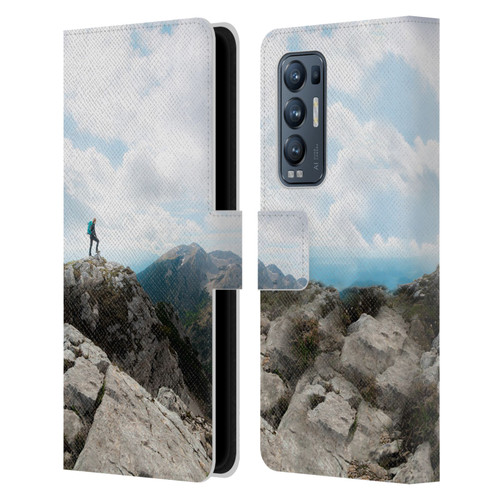 Patrik Lovrin Wanderlust Looking Over New Adventures Leather Book Wallet Case Cover For OPPO Find X3 Neo / Reno5 Pro+ 5G