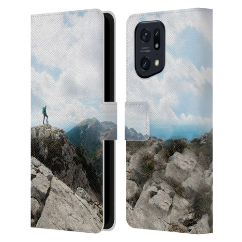 Patrik Lovrin Wanderlust Looking Over New Adventures Leather Book Wallet Case Cover For OPPO Find X5 Pro