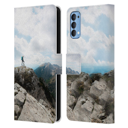 Patrik Lovrin Wanderlust Looking Over New Adventures Leather Book Wallet Case Cover For OPPO Reno 4 5G