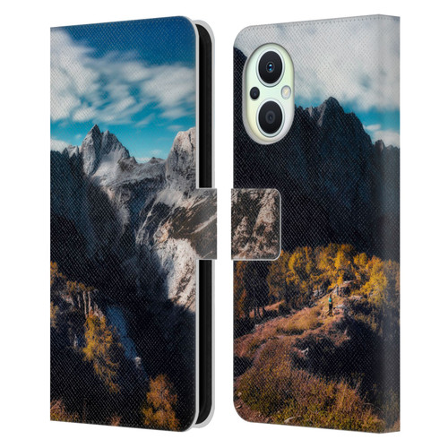 Patrik Lovrin Wanderlust In Awe Of The Mountains Leather Book Wallet Case Cover For OPPO Reno8 Lite