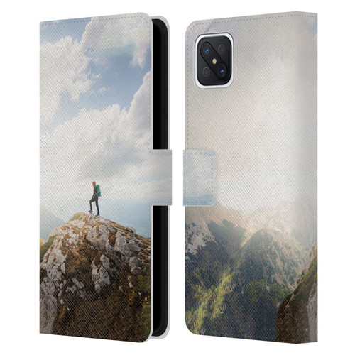 Patrik Lovrin Wanderlust Mountain Wanderer Leather Book Wallet Case Cover For OPPO Reno4 Z 5G