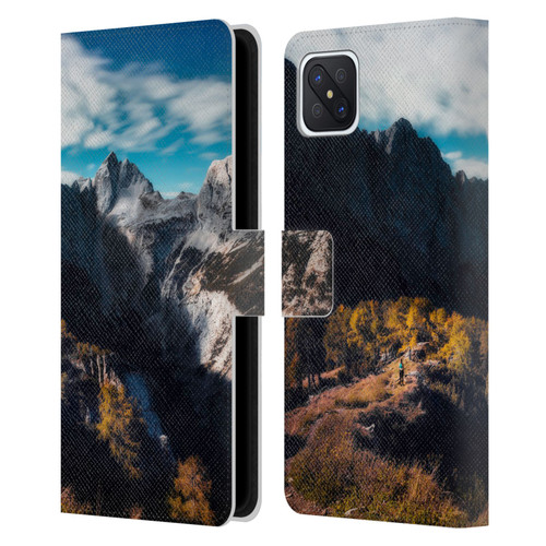 Patrik Lovrin Wanderlust In Awe Of The Mountains Leather Book Wallet Case Cover For OPPO Reno4 Z 5G