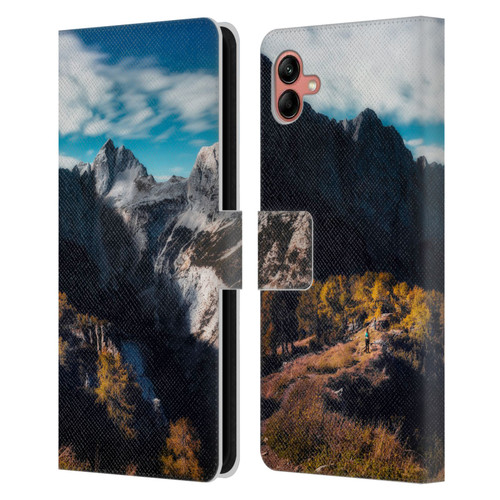 Patrik Lovrin Wanderlust In Awe Of The Mountains Leather Book Wallet Case Cover For Samsung Galaxy A04 (2022)