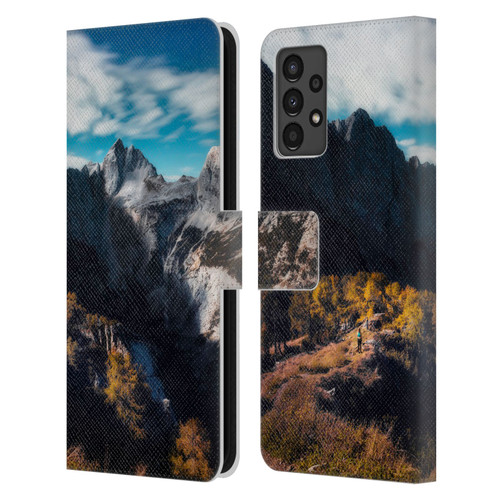 Patrik Lovrin Wanderlust In Awe Of The Mountains Leather Book Wallet Case Cover For Samsung Galaxy A13 (2022)