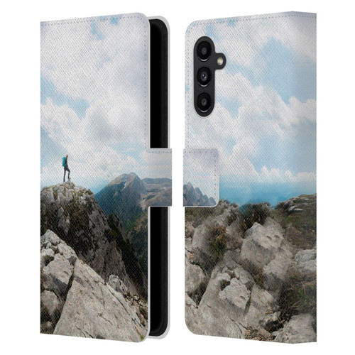 Patrik Lovrin Wanderlust Looking Over New Adventures Leather Book Wallet Case Cover For Samsung Galaxy A13 5G (2021)