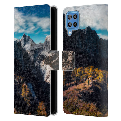 Patrik Lovrin Wanderlust In Awe Of The Mountains Leather Book Wallet Case Cover For Samsung Galaxy F22 (2021)