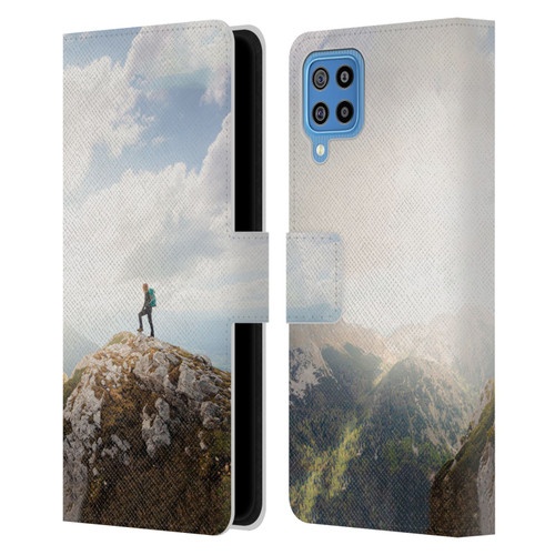 Patrik Lovrin Wanderlust Mountain Wanderer Leather Book Wallet Case Cover For Samsung Galaxy F22 (2021)