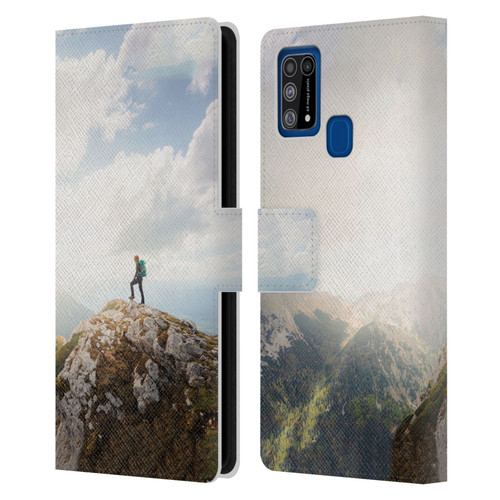 Patrik Lovrin Wanderlust Mountain Wanderer Leather Book Wallet Case Cover For Samsung Galaxy M31 (2020)