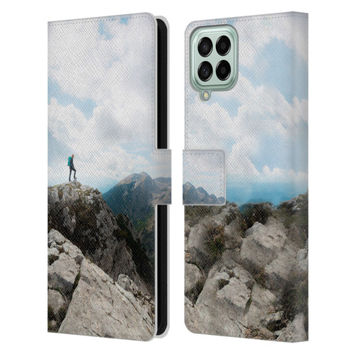 Patrik Lovrin Wanderlust Looking Over New Adventures Leather Book Wallet Case Cover For Samsung Galaxy M33 (2022)
