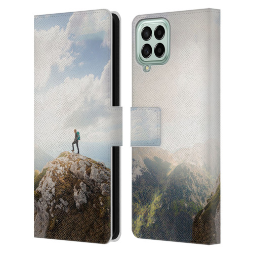 Patrik Lovrin Wanderlust Mountain Wanderer Leather Book Wallet Case Cover For Samsung Galaxy M33 (2022)