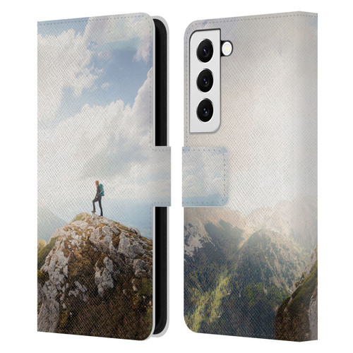 Patrik Lovrin Wanderlust Mountain Wanderer Leather Book Wallet Case Cover For Samsung Galaxy S22 5G
