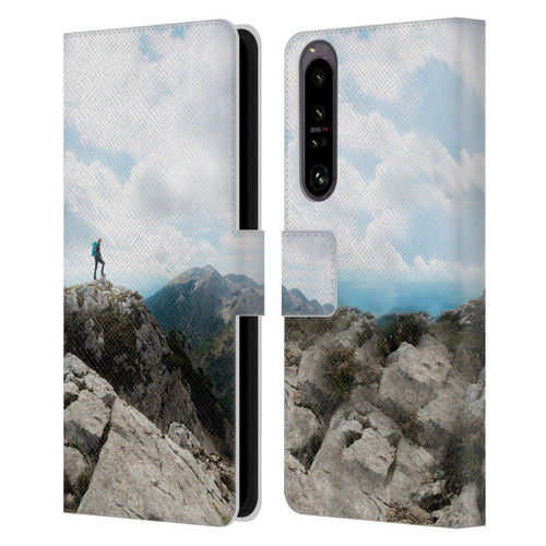 Patrik Lovrin Wanderlust Looking Over New Adventures Leather Book Wallet Case Cover For Sony Xperia 1 IV