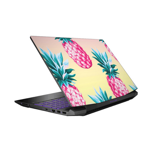 Haroulita Fruits Pink Pineapples Vinyl Sticker Skin Decal Cover for HP Pavilion 15.6" 15-dk0047TX