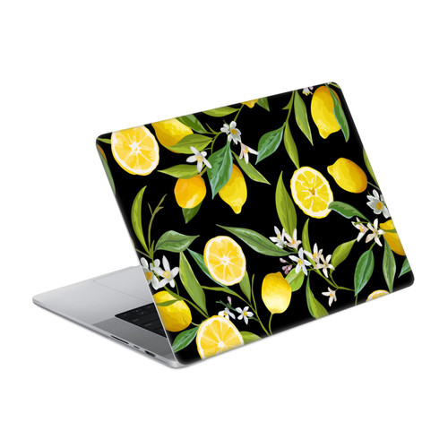 Haroulita Fruits Flowers And Lemons Vinyl Sticker Skin Decal Cover for Apple MacBook Pro 16" A2485