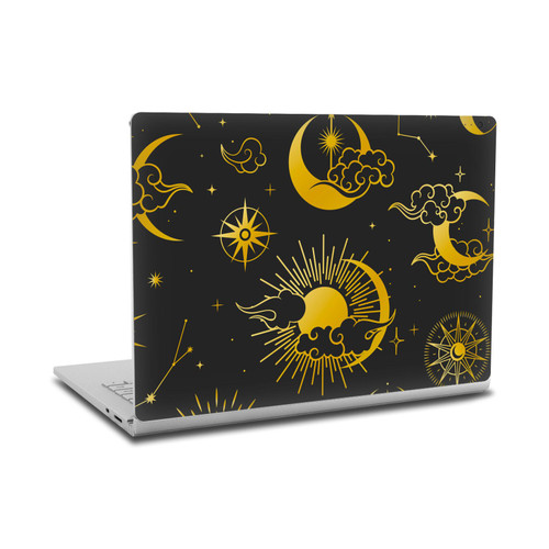 Haroulita Magick - Tarot - Mystical Sun Moon Stars Vinyl Sticker Skin Decal Cover for Microsoft Surface Book 2