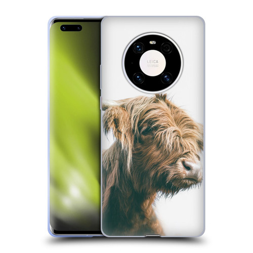 Patrik Lovrin Animal Portraits Majestic Highland Cow Soft Gel Case for Huawei Mate 40 Pro 5G