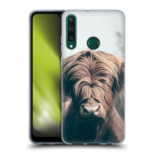 Patrik Lovrin Animal Portraits Highland Cow Soft Gel Case for Huawei Y6p